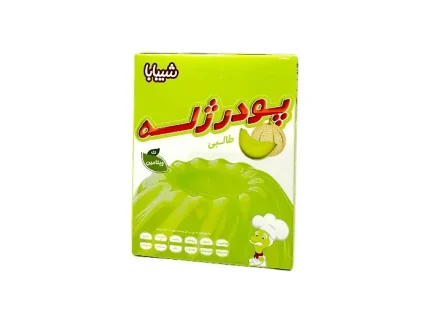پودر ژله طالبی دسر شیبابا ارزان قیمت عمده