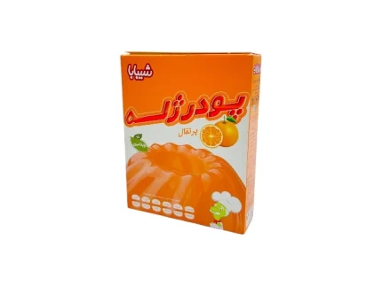 پودر ژله پرتقال شیبابا دسر 100 گرمی ارزانترین قیمت