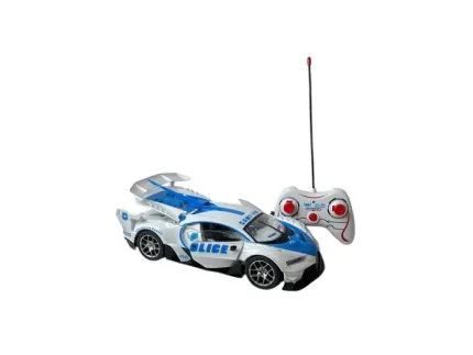 ماشین کنترلی پلیس بوگاتی مقیاس 1:14 مدل 6688 Police Car_اسباب بازی رنگ سفید و آبی قیمت مناسب