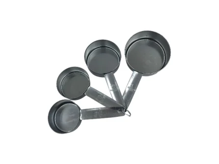 ست پیمانه اندازه گیری استیل چینی مجموعه 4 عددی به همراه جا کلیدی