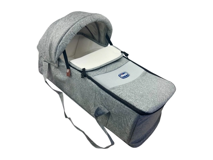 ساک حمل نوزاد چیکو مدل Sacca Transporter رنگ طوسی روشن تحمل وزن تا 9 کیلو جنس برزنتی با کیفیت و قیمت مناسب