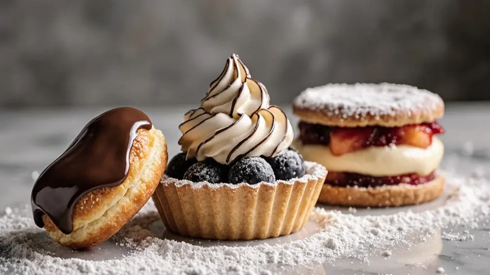 3 شیرینی خوشمزه که با استفاده از کره قنادی تهیه شده است