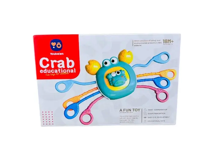 جعبه بیزی بال خرچنگ دست ورزی و دندانی ارزان نارنجی سیلیکونی