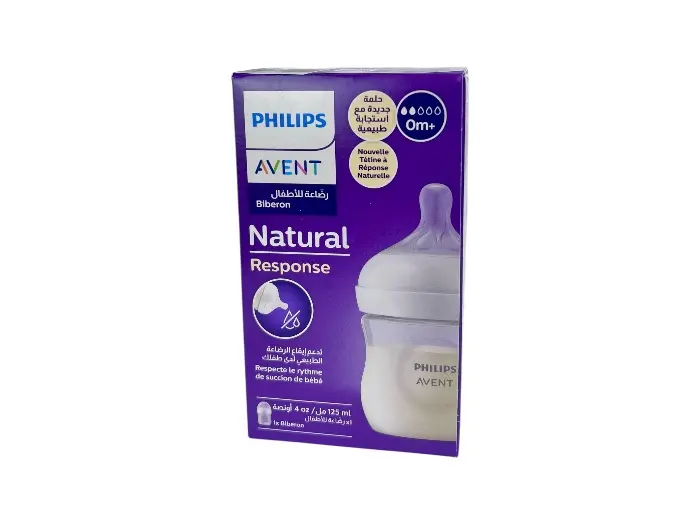 بسته بندی شیشه شیر اونت نچرال 125 میلی لیتر philips