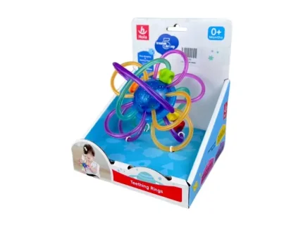 جغجغه فضایی رنگ ابی سیلیکونی