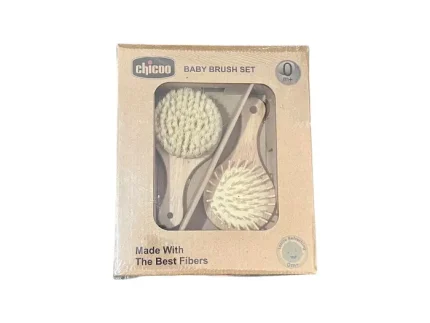 ست برس کودک مدل چوبی چیکو 2 عددی ارزان جعبه ای