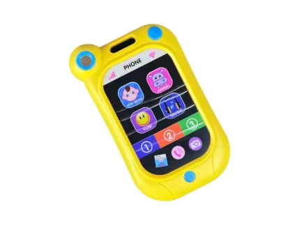 اسباب بازی موبایل هوشمند لمسی هانگر Huanger زرد رنگ مناسب کودکان