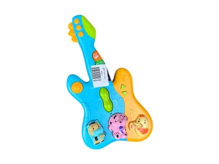 گیتار موزیکال آموزشی Jialegu Toys رنگ آبی مناسب کودکان