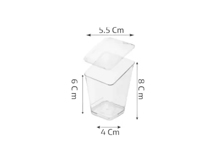 سایز لیوان ظرف دسری دربدار یکبار مصرف شب یلدا قنادی