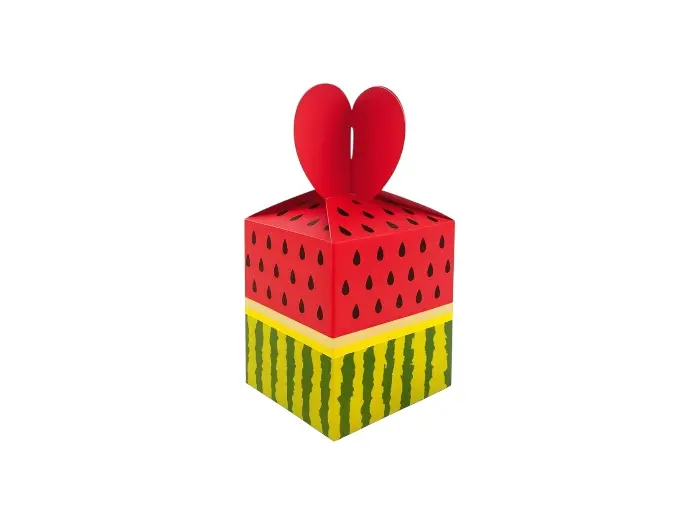 گیفت جعبه هدیه شب یلدا 12 عددی طرح هندوانه