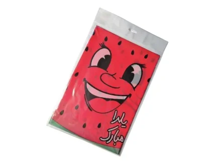 سفره شب یلدا مبارک بلاستیکی طرح هندوانه