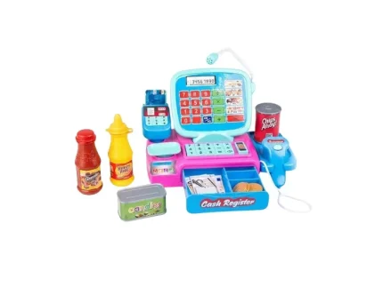 صندوق فروشگاهی ساده با وسایل amt 3055 رنگی مناسب 3 سال به بالا