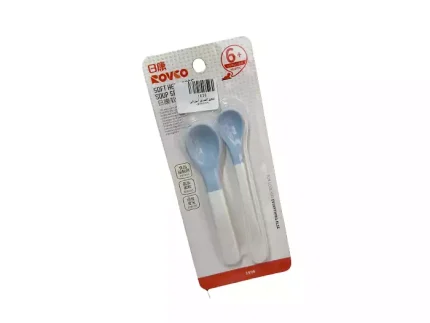 قاشق آموزشی کودک رووکو دو عددی آبی کد 1038